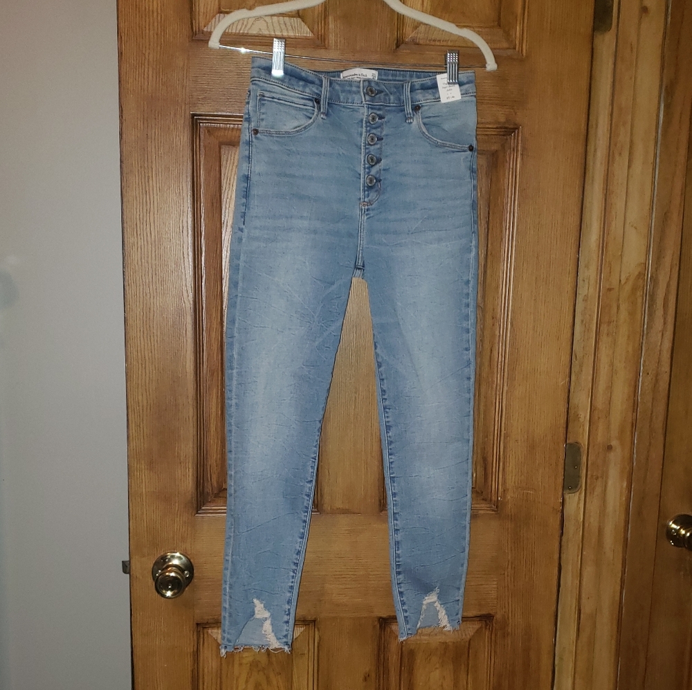 High Rise Super Skinny Ankle Jeans